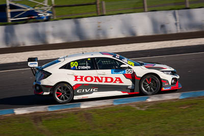 50;50;8-June-2019;Australia;Australian-TCR;Honda-Civic-Type-R;Phillip-Island;Shannons-Nationals;Tony-DAlberto;Victoria;Wall-Racing;auto;motorsport;racing;super-telephoto