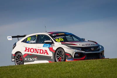 50;50;8-June-2019;Australia;Australian-TCR;Honda-Civic-Type-R;Phillip-Island;Shannons-Nationals;Tony-DAlberto;Victoria;Wall-Racing;auto;motorsport;racing;super-telephoto