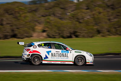 9;8-June-2019;9;Alfa-Romeo-Giulietta-Veloce;Ashley-Seward-Motorsport;Australia;Australian-TCR;Dylan-OKeeffe;Phillip-Island;Shannons-Nationals;Victoria;auto;motorsport;racing;telephoto