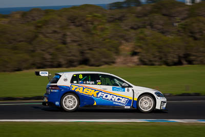 8;8;8-June-2019;Australia;Australian-TCR;Jason-Bright;Phillip-Island;Shannons-Nationals;Taskforce-Alliance-Autosport;Victoria;Volkswagen-Golf-GTI;auto;motorsport;racing;telephoto