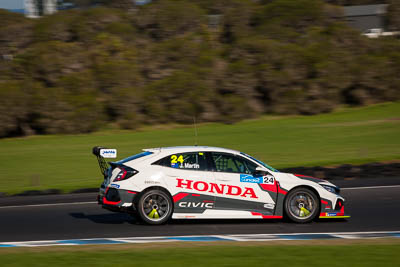 24;24;8-June-2019;Australia;Australian-TCR;Honda-Civic-Type-R;John-Martin;Phillip-Island;Shannons-Nationals;Victoria;Wall-Racing;auto;motorsport;racing;telephoto
