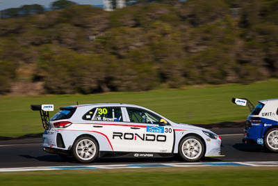 30;30;8-June-2019;Australia;Australian-TCR;HMO-Customer-Racing;Hyundai-I30N;Phillip-Island;Shannons-Nationals;Victoria;William-Brown;auto;motorsport;racing;telephoto
