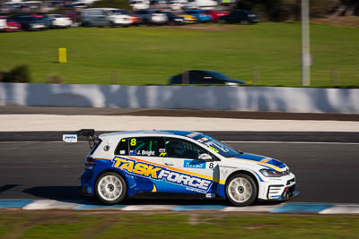 8;8;8-June-2019;Australia;Australian-TCR;Jason-Bright;Phillip-Island;Shannons-Nationals;Taskforce-Alliance-Autosport;Victoria;Volkswagen-Golf-GTI;auto;motorsport;racing;telephoto