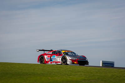 1;1;8-June-2019;AGT;Audi-R8-LMS-Evo;Australia;Australian-GT;Australian-GT-Championship;Garth-Tander;Geoff-Emery;Grand-Tourer;Phillip-Island;Shannons-Nationals;Valvoline;Victoria;auto;clouds;motorsport;racing;sky;telephoto