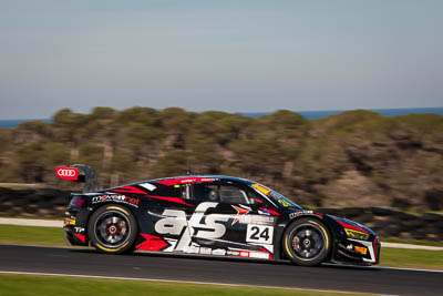 24;24;8-June-2019;AGT;Audi-R8-LMS;Australia;Australian-GT;Australian-GT-Championship;Grand-Tourer;John-Martin;Phillip-Island;Rich-Energy;Shannons-Nationals;Tony-Bates;Victoria;auto;motorsport;racing;telephoto
