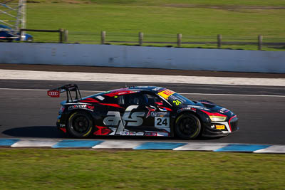 24;24;8-June-2019;AGT;Audi-R8-LMS;Australia;Australian-GT;Australian-GT-Championship;Grand-Tourer;John-Martin;Phillip-Island;Rich-Energy;Shannons-Nationals;Tony-Bates;Victoria;auto;motorsport;racing;telephoto