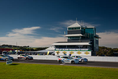 30;9;30;8-June-2019;9;Alfa-Romeo-Giulietta-Veloce;Ashley-Seward-Motorsport;Australia;Australian-TCR;Dylan-OKeeffe;HMO-Customer-Racing;Hyundai-I30N;Phillip-Island;Shannons-Nationals;Victoria;William-Brown;auto;motorsport;racing;sky;wide-angle