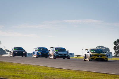 34;4;50;34;4;50;8-June-2019;Audi-RS-3;Australia;Australian-TCR;Garry-Rogers-Motorsport;Garth-Tander;Honda-Civic-Type-R;James-Moffat;Melbourne-Performance-Centre;Phillip-Island;Renault-Megane-RS;Shannons-Nationals;Tony-DAlberto;Victoria;Wall-Racing;auto;motorsport;racing;super-telephoto
