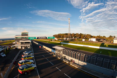 9-June-2019;Australia;Phillip-Island;Shannons-Nationals;Victoria;atmosphere;auto;clouds;fisheye;motorsport;paddock;racing;sky