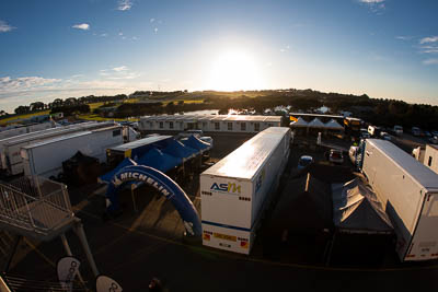 9-June-2019;Australia;Phillip-Island;Shannons-Nationals;Victoria;atmosphere;auto;clouds;fisheye;motorsport;paddock;racing;sky