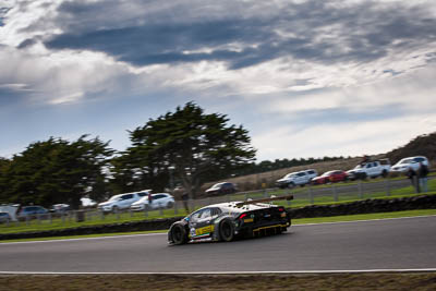 129;129;9-June-2019;AGT;Australia;Australian-GT;Australian-GT-Championship;Grand-Tourer;Haemokinesis-Trofeo-Estate;Joseph-Ensabella;Lamborghini-Huracan-GT3;Phillip-Island;Shannons-Nationals;Tim-Blanchard;Victoria;auto;clouds;motorsport;racing;sky;telephoto