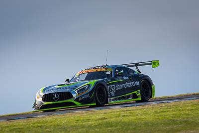 63;63;9-June-2019;AGT;Australia;Australian-GT;Australian-GT-Championship;Dominic-Storey;Eggleston-Motorsport;Grand-Tourer;Mercedes‒Benz-AMG-GT3;Peter-Hackett;Phillip-Island;Shannons-Nationals;Victoria;auto;motorsport;racing;sky;super-telephoto