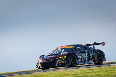 24;24;9-June-2019;AGT;Audi-R8-LMS;Australia;Australian-GT;Australian-GT-Championship;Grand-Tourer;John-Martin;Phillip-Island;Rich-Energy;Shannons-Nationals;Tony-Bates;Victoria;auto;motorsport;racing;sky;super-telephoto