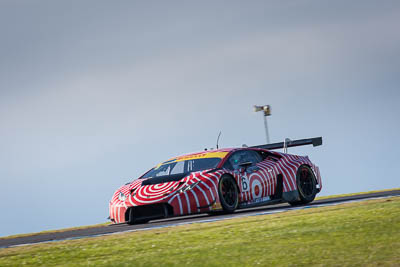6;6;9-June-2019;AGT;Adrian-Deitz;Australia;Australian-GT;Australian-GT-Championship;Cameron-McConville;Grand-Tourer;Lamborghini-Huracan;Phillip-Island;Shannons-Nationals;Victoria;Wall-Racing;auto;motorsport;racing;sky;super-telephoto