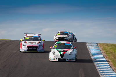 30;9;30;9;9-June-2019;Alfa-Romeo-Giulietta-Veloce;Ashley-Seward-Motorsport;Australia;Australian-TCR;Dylan-OKeeffe;HMO-Customer-Racing;Hyundai-I30N;Phillip-Island;Shannons-Nationals;Victoria;William-Brown;auto;motorsport;racing;super-telephoto