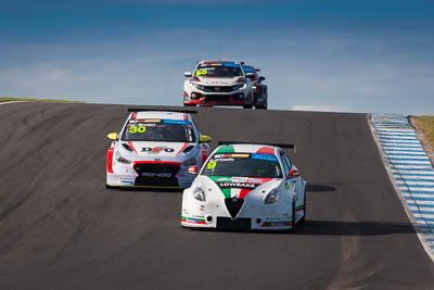 30;9;30;9;9-June-2019;Alfa-Romeo-Giulietta-Veloce;Ashley-Seward-Motorsport;Australia;Australian-TCR;Dylan-OKeeffe;HMO-Customer-Racing;Hyundai-I30N;Phillip-Island;Shannons-Nationals;Victoria;William-Brown;auto;motorsport;racing;super-telephoto