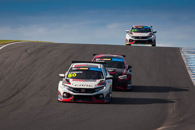 22;50;22;50;9-June-2019;Audi-RS-3;Australia;Australian-TCR;Hamish-Ribartis;Honda-Civic-Type-R;Melbourne-Performance-Centre;Phillip-Island;Shannons-Nationals;Tony-DAlberto;Victoria;Wall-Racing;auto;motorsport;racing;super-telephoto