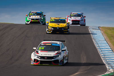 24;24;9-June-2019;Australia;Australian-TCR;Honda-Civic-Type-R;John-Martin;Phillip-Island;Shannons-Nationals;Victoria;Wall-Racing;auto;motorsport;racing;super-telephoto