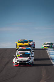 50;50;9-June-2019;Australia;Australian-TCR;Honda-Civic-Type-R;Phillip-Island;Shannons-Nationals;Tony-DAlberto;Victoria;Wall-Racing;auto;motorsport;racing;super-telephoto