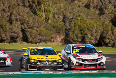 33;50;33;50;9-June-2019;Australia;Australian-TCR;Chris-Pither;Garry-Rogers-Motorsport;Honda-Civic-Type-R;Phillip-Island;Renault-Megane-RS;Shannons-Nationals;Tony-DAlberto;Victoria;Wall-Racing;auto;motorsport;racing;super-telephoto