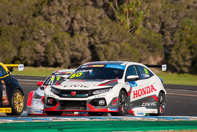 50;50;9-June-2019;Australia;Australian-TCR;Honda-Civic-Type-R;Phillip-Island;Shannons-Nationals;Tony-DAlberto;Victoria;Wall-Racing;auto;motorsport;racing;super-telephoto