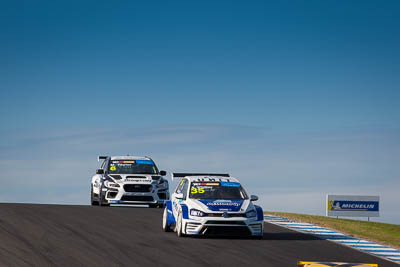 35;6;35;6;9-June-2019;Alexandra-Whitley;Alliance-Autosport;Australia;Australian-TCR;Kelly-Racing;Molly-Taylor;Phillip-Island;Shannons-Nationals;Subaru-WRX-STI;Victoria;Volkswagen-Golf-GTI;auto;motorsport;racing;sky;super-telephoto