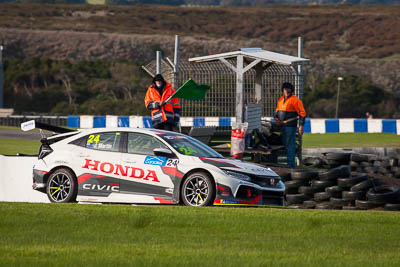 24;24;9-June-2019;Australia;Australian-TCR;Honda-Civic-Type-R;John-Martin;Phillip-Island;Shannons-Nationals;Victoria;Wall-Racing;auto;motorsport;racing;super-telephoto