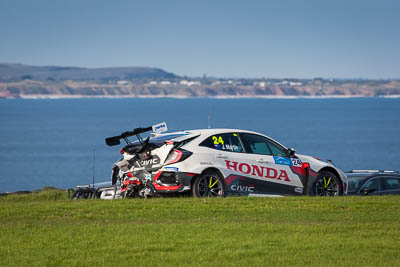 24;24;9-June-2019;Australia;Australian-TCR;Honda-Civic-Type-R;John-Martin;Phillip-Island;Shannons-Nationals;Victoria;Wall-Racing;auto;motorsport;racing;super-telephoto