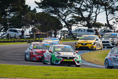 2;62;2;62;9-June-2019;Aaron-Cameron;Alex-Rullo;Australia;Australian-TCR;Holden-Astra;Kelly-Racing;Melbourne-Performance-Centre;Phillip-Island;Shannons-Nationals;Victoria;Volkswagen-Golf-GTI;auto;motorsport;racing;super-telephoto