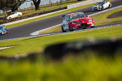 2;2;9-June-2019;Aaron-Cameron;Australia;Australian-TCR;Melbourne-Performance-Centre;Phillip-Island;Shannons-Nationals;Victoria;Volkswagen-Golf-GTI;auto;motorsport;racing;super-telephoto