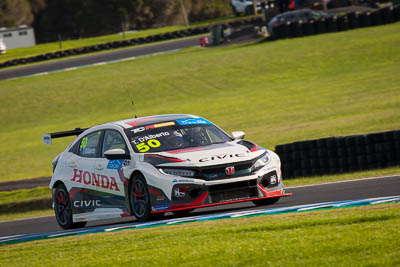 50;50;9-June-2019;Australia;Australian-TCR;Honda-Civic-Type-R;Phillip-Island;Shannons-Nationals;Tony-DAlberto;Victoria;Wall-Racing;auto;motorsport;racing;super-telephoto