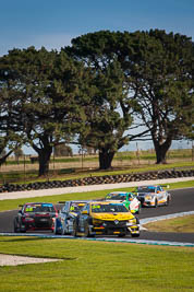 33;8;33;8;9-June-2019;Australia;Australian-TCR;Chris-Pither;Garry-Rogers-Motorsport;Jason-Bright;Phillip-Island;Renault-Megane-RS;Shannons-Nationals;Taskforce-Alliance-Autosport;Victoria;Volkswagen-Golf-GTI;auto;motorsport;racing;super-telephoto