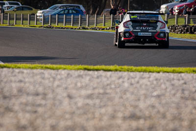 50;50;9-June-2019;Australia;Australian-TCR;Honda-Civic-Type-R;Phillip-Island;Shannons-Nationals;Tony-DAlberto;Victoria;Wall-Racing;auto;motorsport;racing;super-telephoto