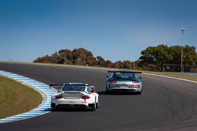 29;55;23-November-2019;29;55;Aaron-Tebb;Australia;Brad-Schumacher;Island-Magic;Phillip-Island;Porsche-997-Cup-R;Porsche-GT3-Cup-991;Sports-Cars;Steve-Voight;VIC;Victoria;auto;motorsport;racing;super-telephoto