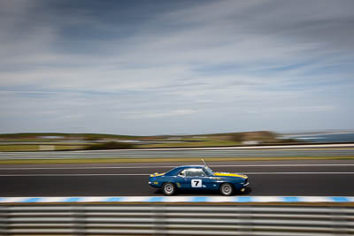 7;23-November-2019;7;Australia;Chevrolet-Camaro;Historic-Touring-Cars;Island-Magic;John-Mann;Phillip-Island;VIC;Victoria;auto;clouds;motorsport;racing;sky;wide-angle