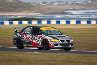 69;23-November-2019;69;Australia;Improved-Production;Island-Magic;Mitsubishi-Lancer-Evolution-8;Mitsubishi-Lancer-Evolution-VIII;Phillip-Island;Stephen-ONeill;VIC;Victoria;auto;motorsport;racing;super-telephoto