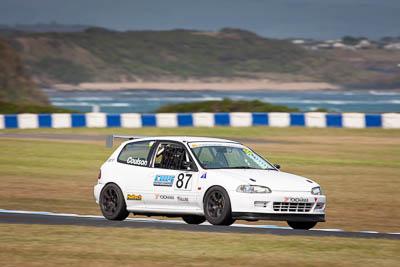 87;23-November-2019;87;Australia;Honda-Civic;Improved-Production;Island-Magic;Kevin-Coulson;Phillip-Island;VIC;Victoria;auto;motorsport;racing;super-telephoto