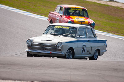 57;24-November-2019;57;Australia;Ford-Cortina;Historic-Touring-Cars;Island-Magic;Phillip-Island;Simon-Browning;VIC;Victoria;auto;motorsport;racing;super-telephoto