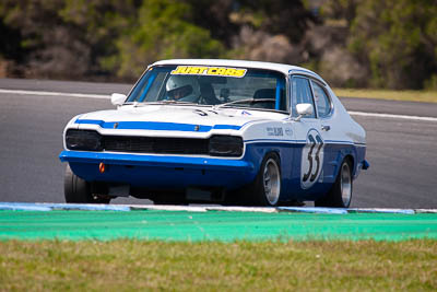 33;24-November-2019;33;Alex-Bland;Australia;Ford-Capri-V6;Historic-Touring-Cars;Island-Magic;Phillip-Island;VIC;Victoria;auto;motorsport;racing;super-telephoto