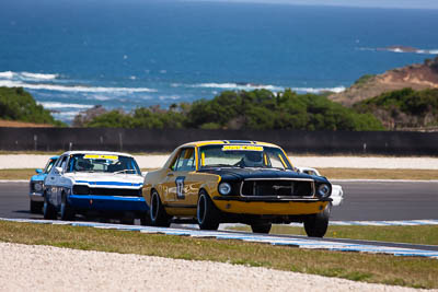 17;17;24-November-2019;Alan-McKelvie;Australia;Ford-Mustang;Historic-Touring-Cars;Island-Magic;Phillip-Island;VIC;Victoria;auto;motorsport;racing;super-telephoto