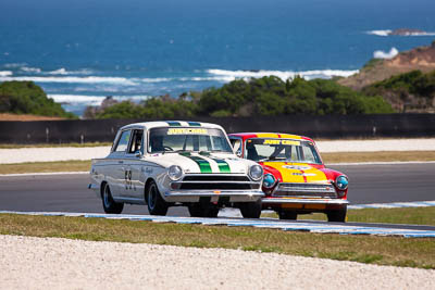 58;63;24-November-2019;58;63;Australia;Donald-Knight;Ford-Cortiina;Ford-Cortina;Historic-Touring-Cars;Island-Magic;John-Luxmoore;Phillip-Island;VIC;Victoria;auto;motorsport;racing;super-telephoto