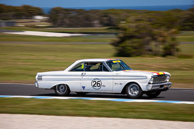 26;24-November-2019;26;Australia;Ford-Falcon-Rallye-Sprint;Historic-Touring-Cars;Island-Magic;Jervis-Ward;Phillip-Island;VIC;Victoria;auto;motorsport;racing;telephoto