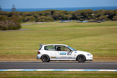 87;24-November-2019;87;Australia;Honda-Civic;Improved-Production;Island-Magic;Kevin-Coulson;Phillip-Island;VIC;Victoria;auto;motorsport;racing;telephoto