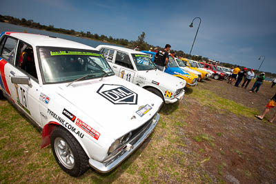 13;75;13;1972-Datsun-1600;29-November-2019;75;Alpine-Rally;Australia;CRC;Darren-Davison;Datsun;David-Lawrance;Gippsland;Lakes-Entrance-Rotunda;P81;Rally;Ryan-Preston;Tom-Clarke;VIC;auto;classic;historic;motorsport;racing;vintage;wide-angle