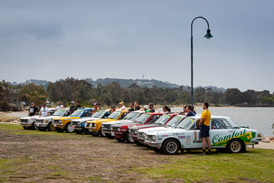 29-November-2019;Alpine-Rally;Australia;Gippsland;Lakes-Entrance-Rotunda;Rally;VIC;auto;classic;historic;motorsport;racing;sky;telephoto;vintage