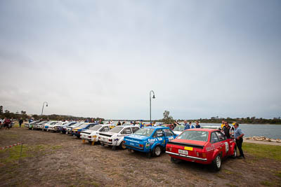 29-November-2019;Alpine-Rally;Australia;Gippsland;Lakes-Entrance-Rotunda;Rally;VIC;auto;classic;historic;motorsport;racing;sky;vintage;wide-angle