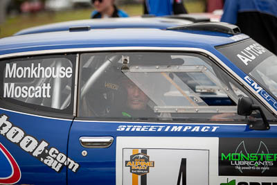 4;1973-Datsun-180B-SSS;29-November-2019;4;Alpine-Rally;Australia;CRC;Dale-Moscatt;Datsun;Gippsland;Jack-Monkhouse;Lakes-Entrance-Rotunda;Rally;VIC;auto;classic;historic;motorsport;racing;telephoto;vintage