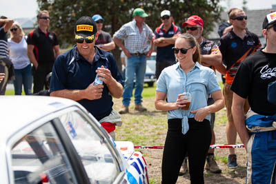 29-November-2019;Alpine-Rally;Australia;Ben-Barker;Gippsland;Lakes-Entrance-Rotunda;Molly-Taylor;Rally;VIC;auto;classic;historic;motorsport;portrait;racing;telephoto;vintage