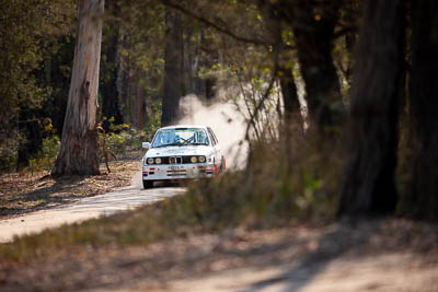 1;1;1983-BMW-320is;29-November-2019;Alpine-Rally;Australia;BMW;Ben-Barker;CRC;Damien-Long;Gippsland;Rally;VIC;auto;classic;historic;motorsport;racing;special-stage;super-telephoto;vintage