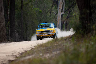 10;10;1971-Datsun-1600;29-November-2019;Alpine-Rally;Australia;CRC;Carl-Stewart;Datsun;Gippsland;Matthew-James;Rally;VIC;auto;classic;historic;motorsport;racing;special-stage;super-telephoto;vintage